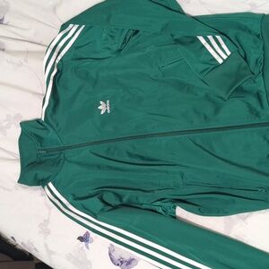 Green Adidas light jacket - Men's Medium